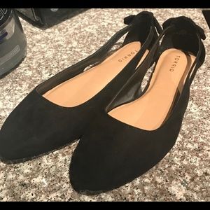 Torrid 12W Black Flats